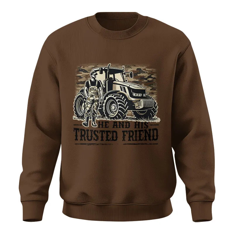 He and His Trusted Friend - Unisex Crewneck Sweatshirt