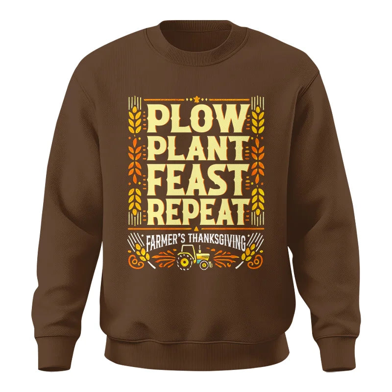 Plow Plant Feast Repeat - Unisex Crewneck Sweatshirt