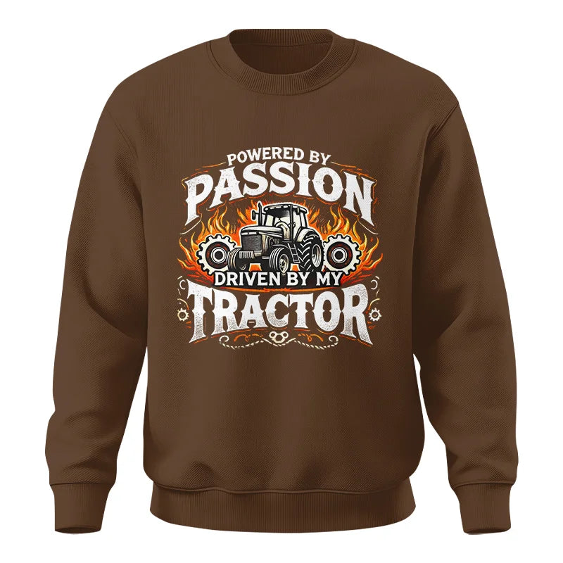 Powered By Passion Driven By My Tractor 1 - Unisex Crewneck Sweatshirt