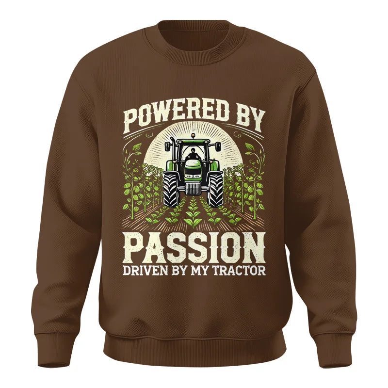 Image of Powered By Passion Driven By My Tractor 3 - Unisex Crewneck Sweatshirt