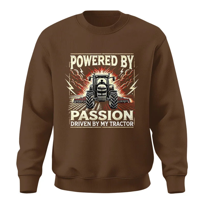 Powered By Passion Driven By My Tractor 4 - Unisex Crewneck Sweatshirt