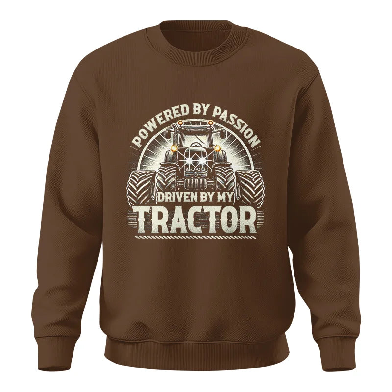 Powered By Passion Driven By My Tractor 6 - Unisex Crewneck Sweatshirt