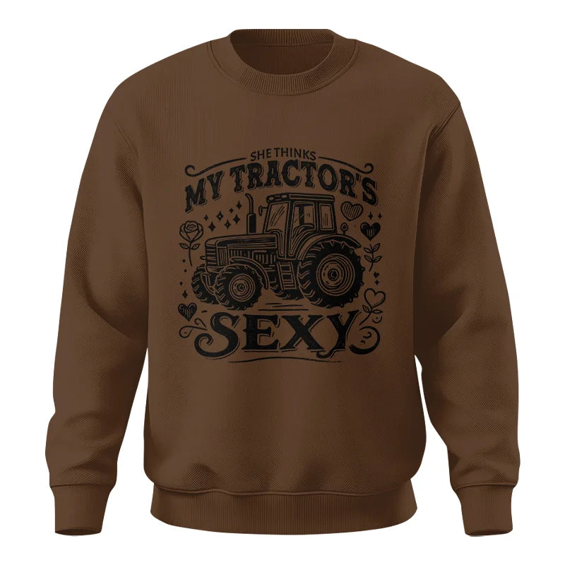 Image of She Thinks My Tractor's Sexy - Unisex Crewneck Sweatshirt