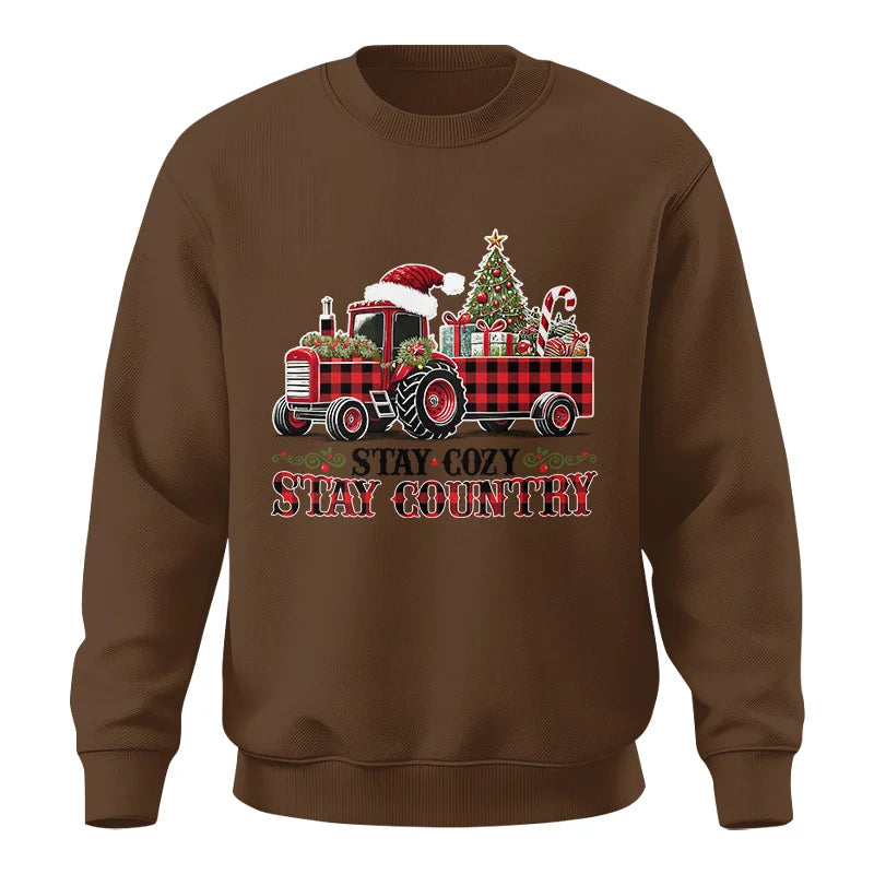 Stay Cozy Stay Country - Unisex Crewneck Sweatshirt