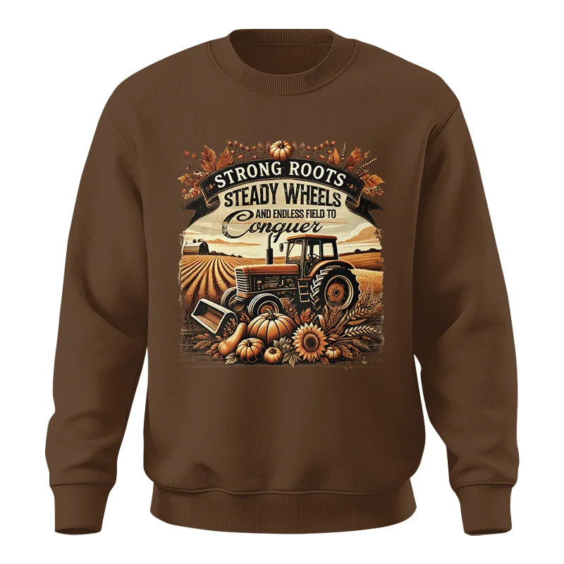 Image of Thanksgiving Farmer Endless Fields To Conquer 2 - Unisex Crewneck Sweatshirt