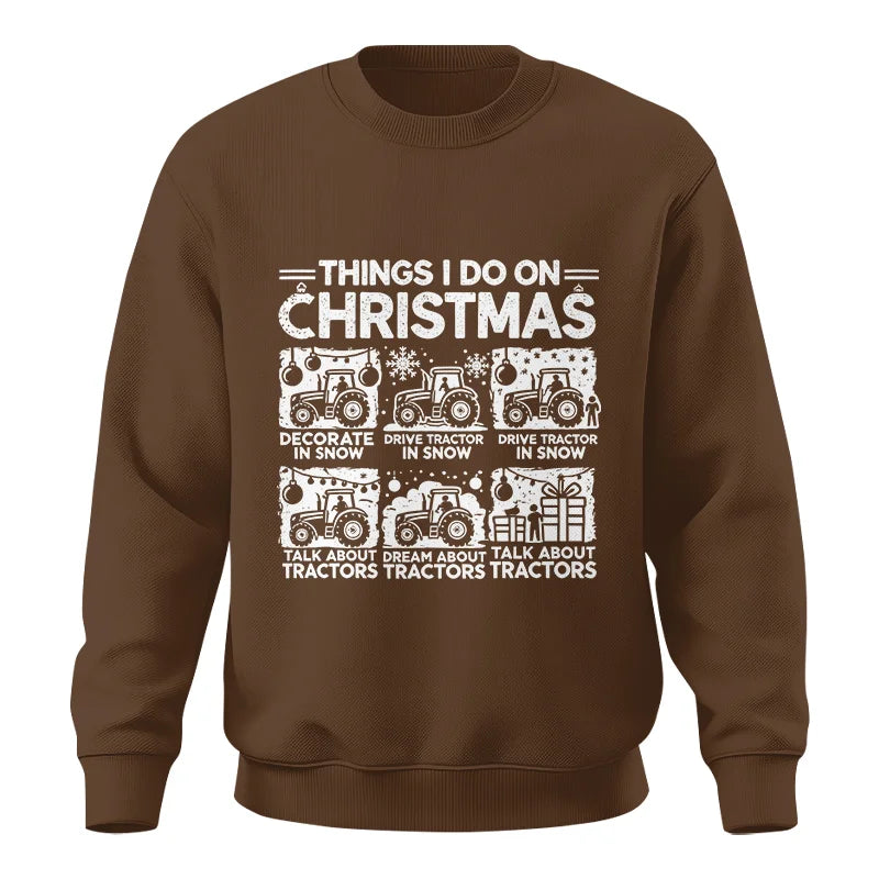 Things I Do On Christmas - Unisex Crewneck Sweatshirt