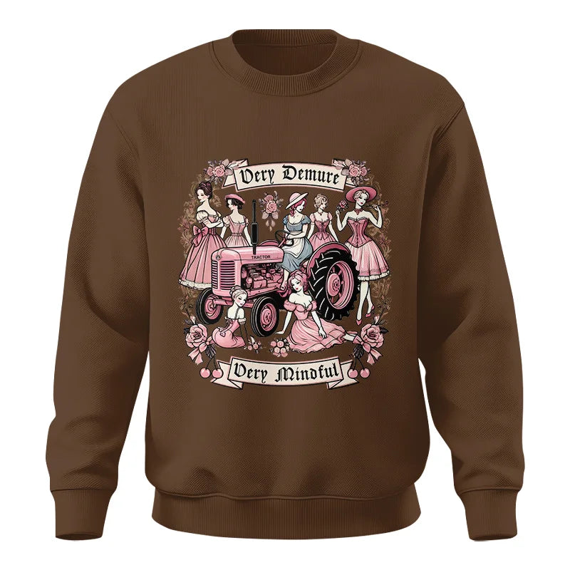 Very Demure Very Mindful Tractor - Unisex Crewneck Sweatshirt