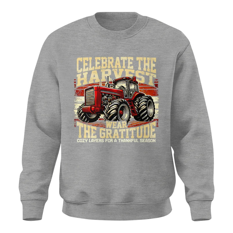 Celebrate the Harvest Wear the Gratitude - Unisex Crewneck Sweatshirt