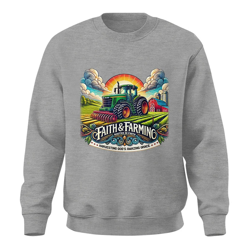 Faith and Farming 5 - Unisex Crewneck Sweatshirt