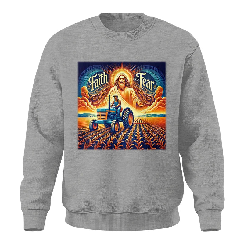 Faith Over Fear 1 - Unisex Crewneck Sweatshirt