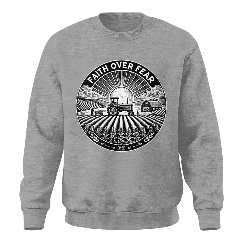 Image of Faith Over Fear - Unisex Crewneck Sweatshirt