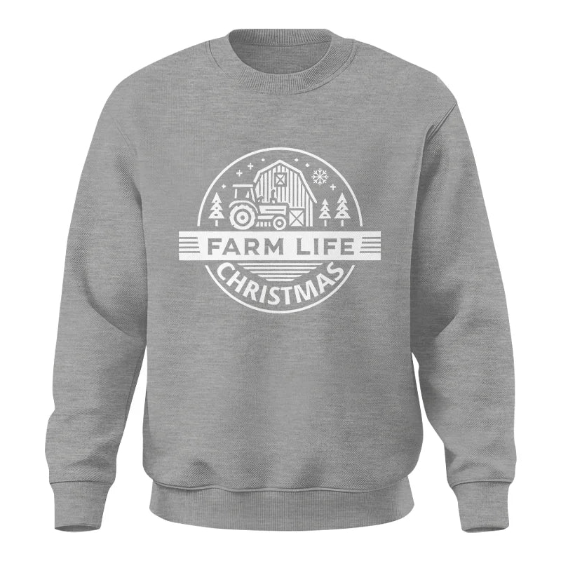 Image of Farm Life Christmas 1 - Unisex Crewneck Sweatshirt