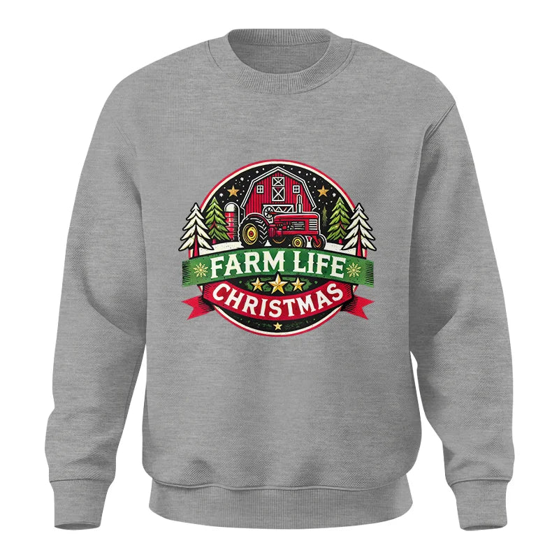 Farm Life Christmas 3 - Unisex Crewneck Sweatshirt