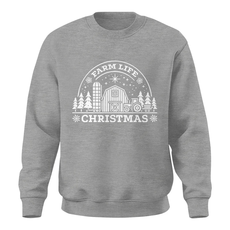 Image of Farm Life Christmas 4 - Unisex Crewneck Sweatshirt