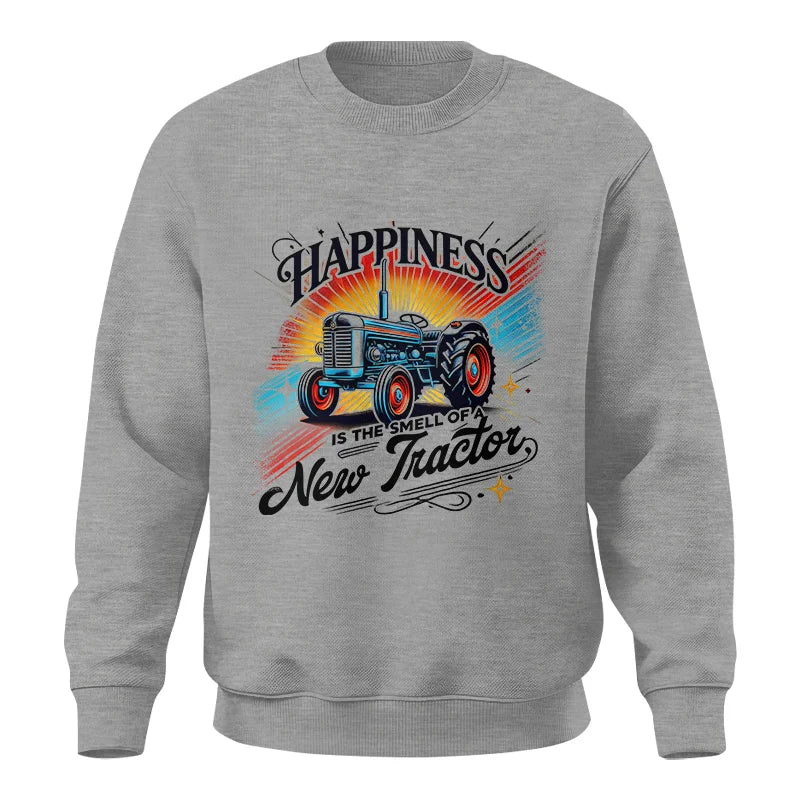 Happiness Is The Smell Of A New Tractor - Unisex Crewneck Sweatshirt