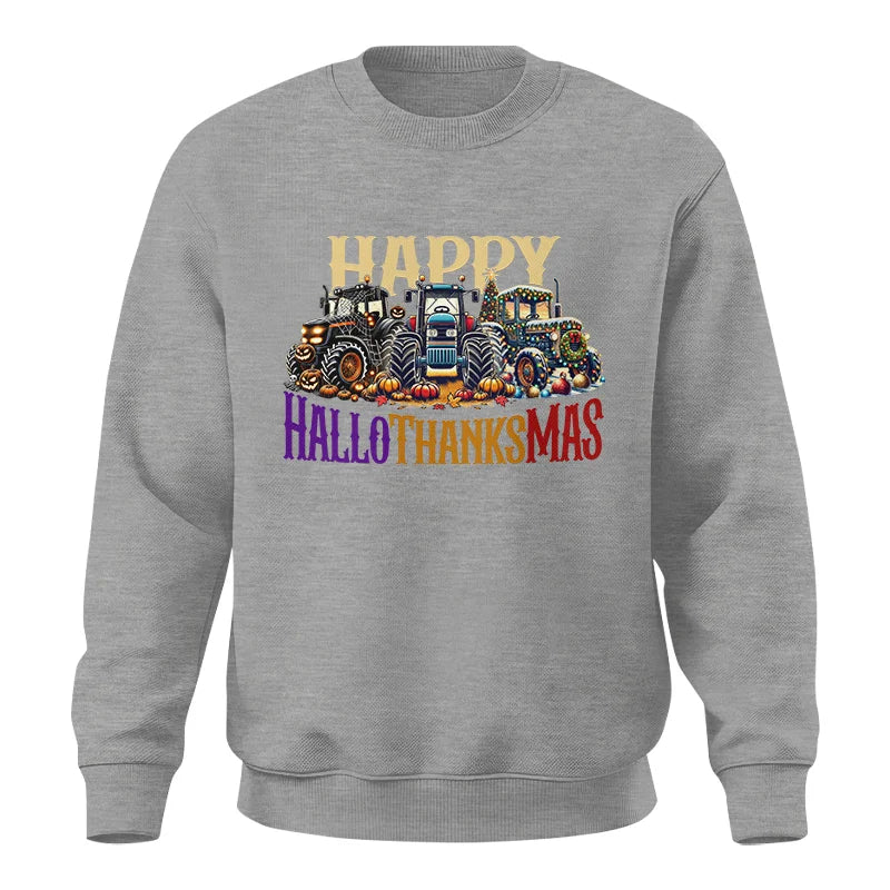 Image of Happy HalloThanksMas - Unisex Crewneck Sweatshirt