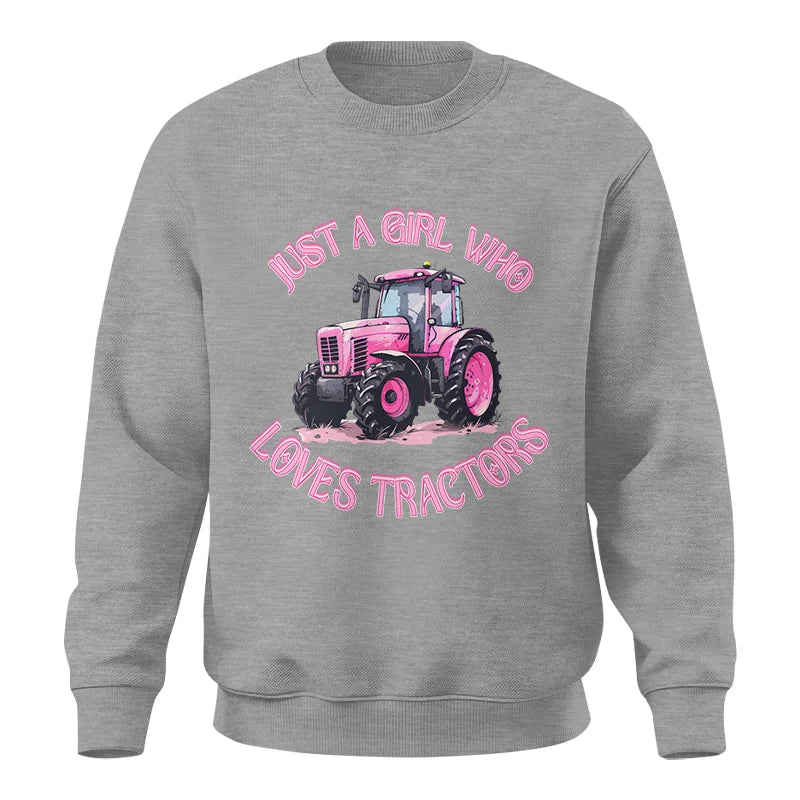 Just A Girl Who Loves Tractors 1 - Unisex Crewneck Sweatshirt