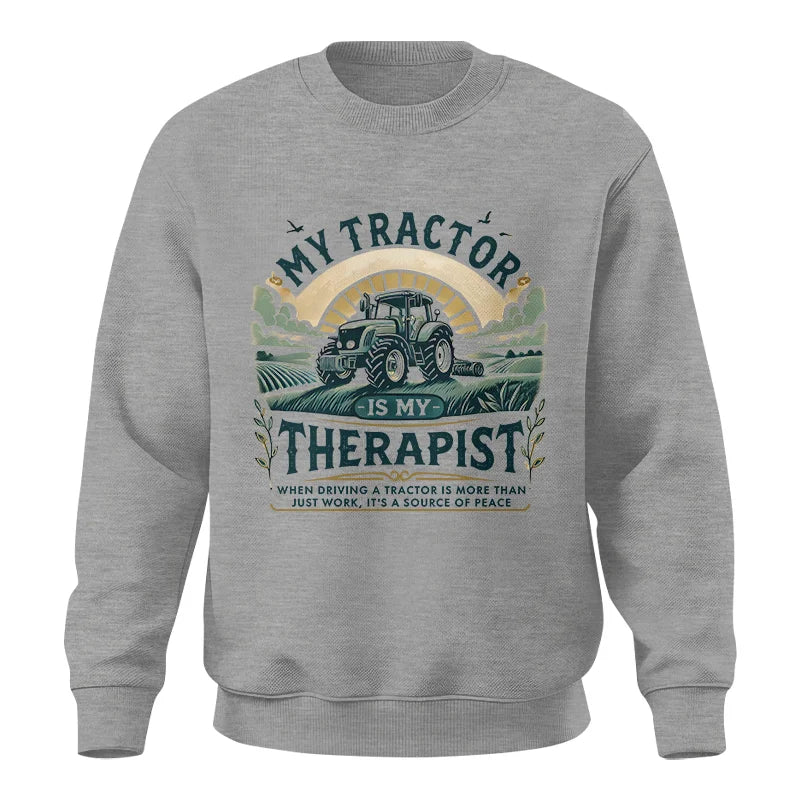 Image of My Tractor Is My Therapist - Unisex Crewneck Sweatshirt