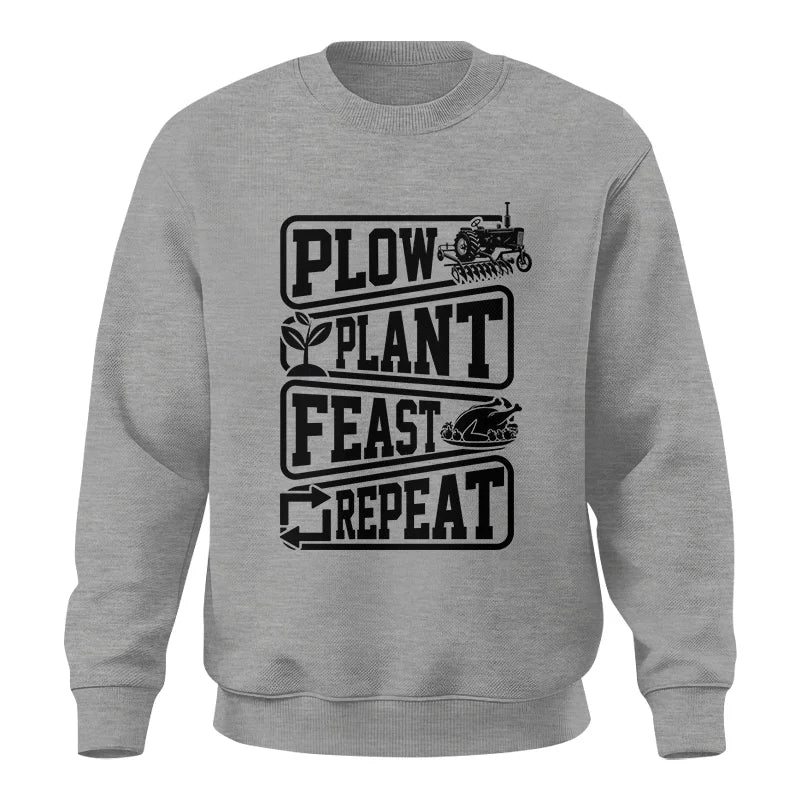 Image of Plow Plant Feast Repeat 1 - Unisex Crewneck Sweatshirt