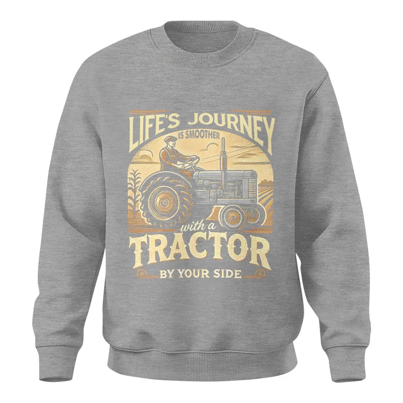 Smoother With A Tractor By Your Side - Unisex Crewneck Sweatshirt