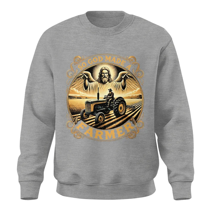 Image of So God Made A Farmer 1 - Unisex Crewneck Sweatshirt