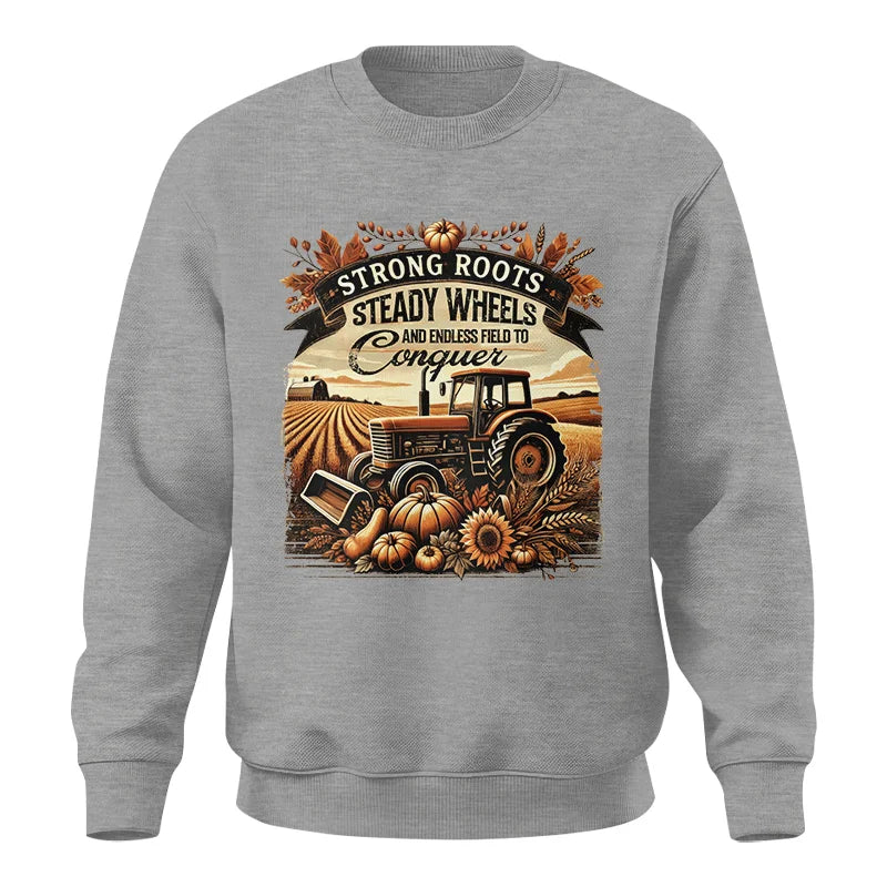 Image of Thanksgiving Farmer Endless Fields To Conquer 2 - Unisex Crewneck Sweatshirt