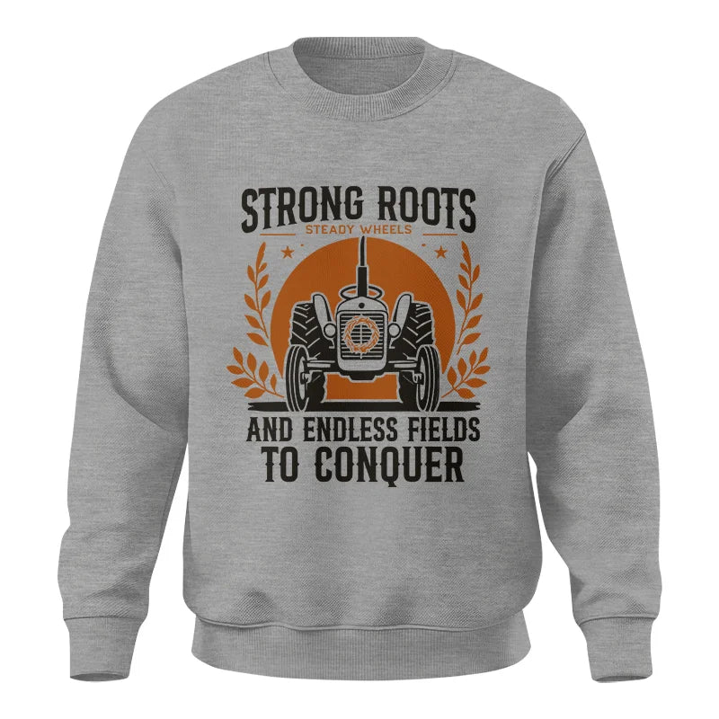 Image of Thanksgiving Farmer Endless Fields To Conquer 4 - Unisex Crewneck Sweatshirt