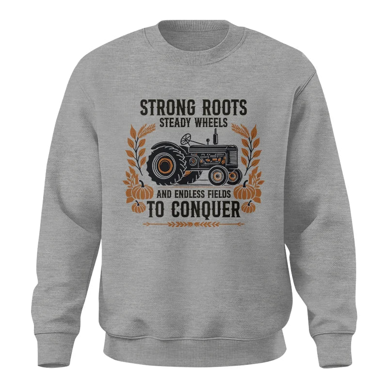 Image of Thanksgiving Farmer Endless Fields To Conquer 5 - Unisex Crewneck Sweatshirt