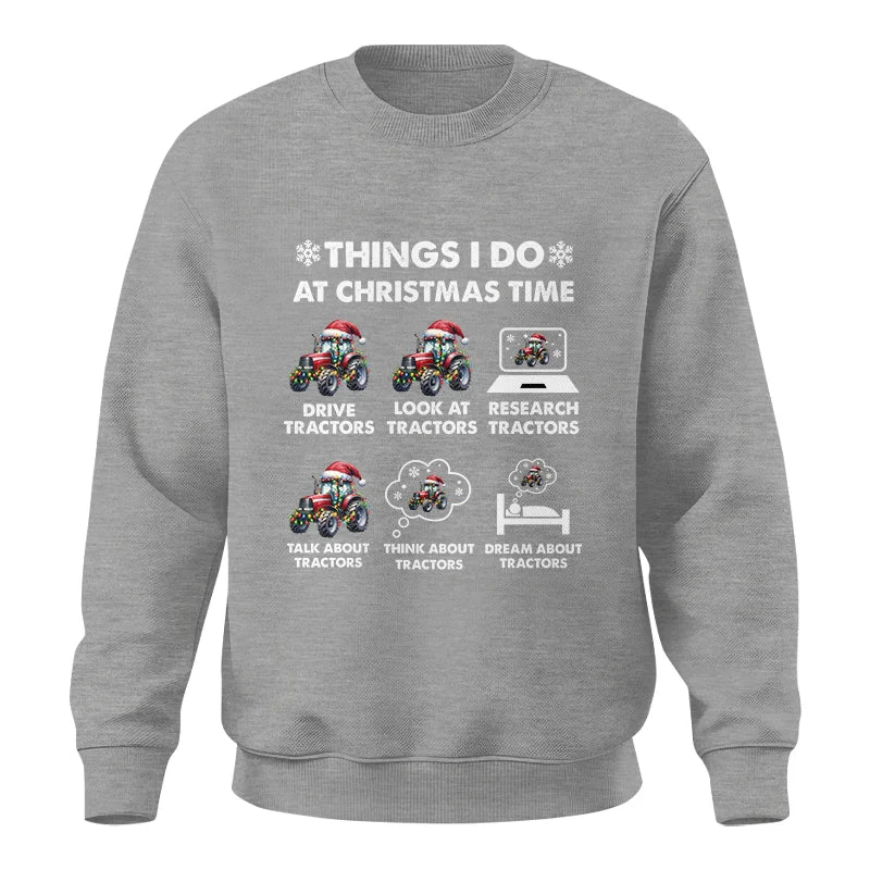 Image of Things I Do At Christmas Time - Unisex Crewneck Sweatshirt