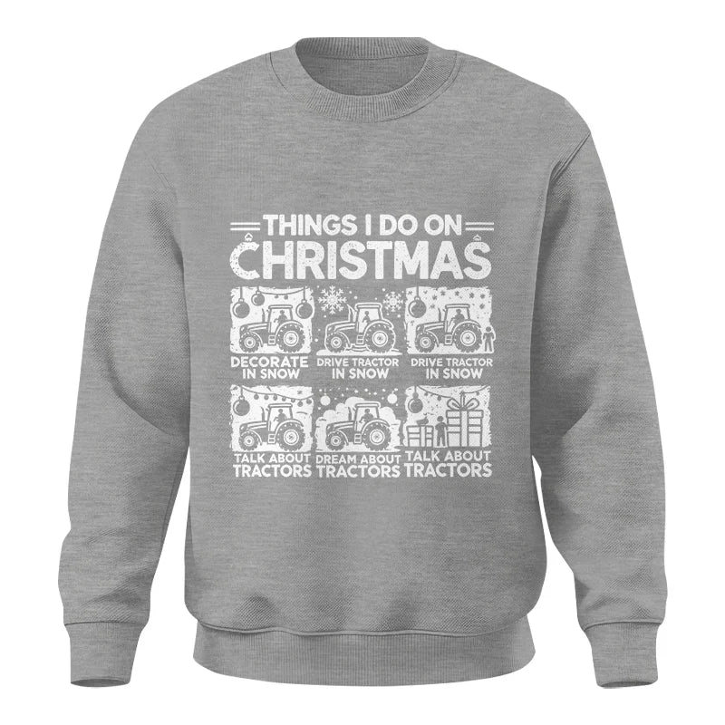 Things I Do On Christmas - Unisex Crewneck Sweatshirt