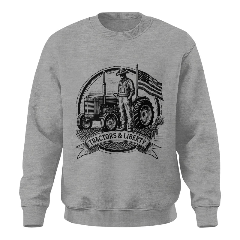 Image of Tractors And Liberty - Unisex Crewneck Sweatshirt