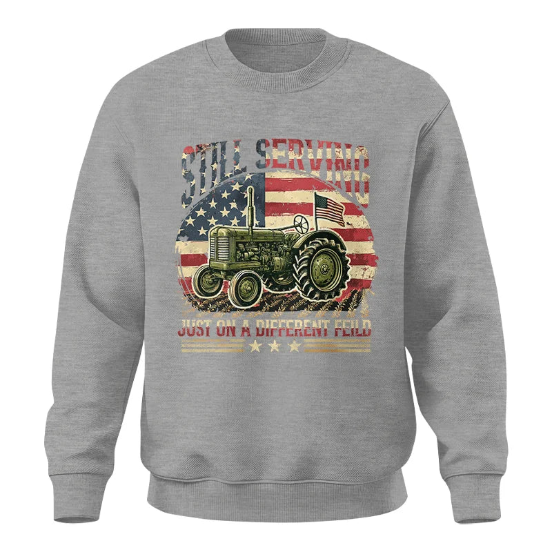 Veteran Farmer Still Serving 10 - Unisex Crewneck Sweatshirt