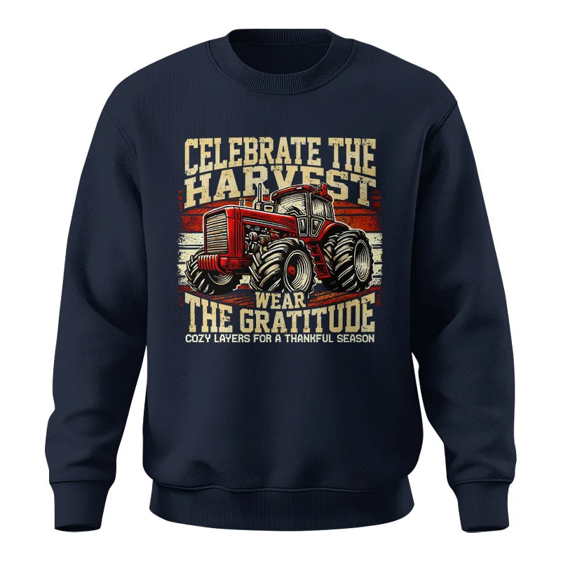 Celebrate the Harvest Wear the Gratitude - Unisex Crewneck Sweatshirt