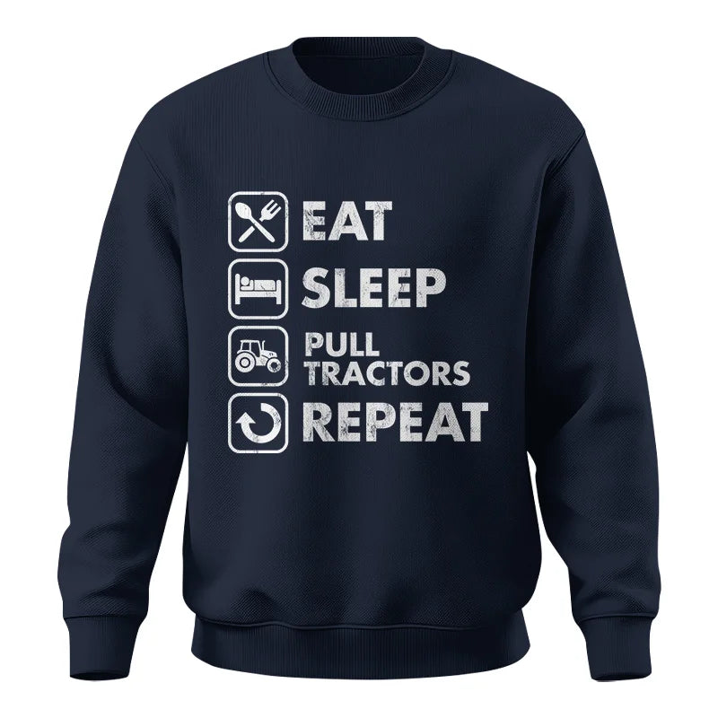 Eat Sleep Pull Tractors Repeat - Unisex Crewneck Sweatshirt