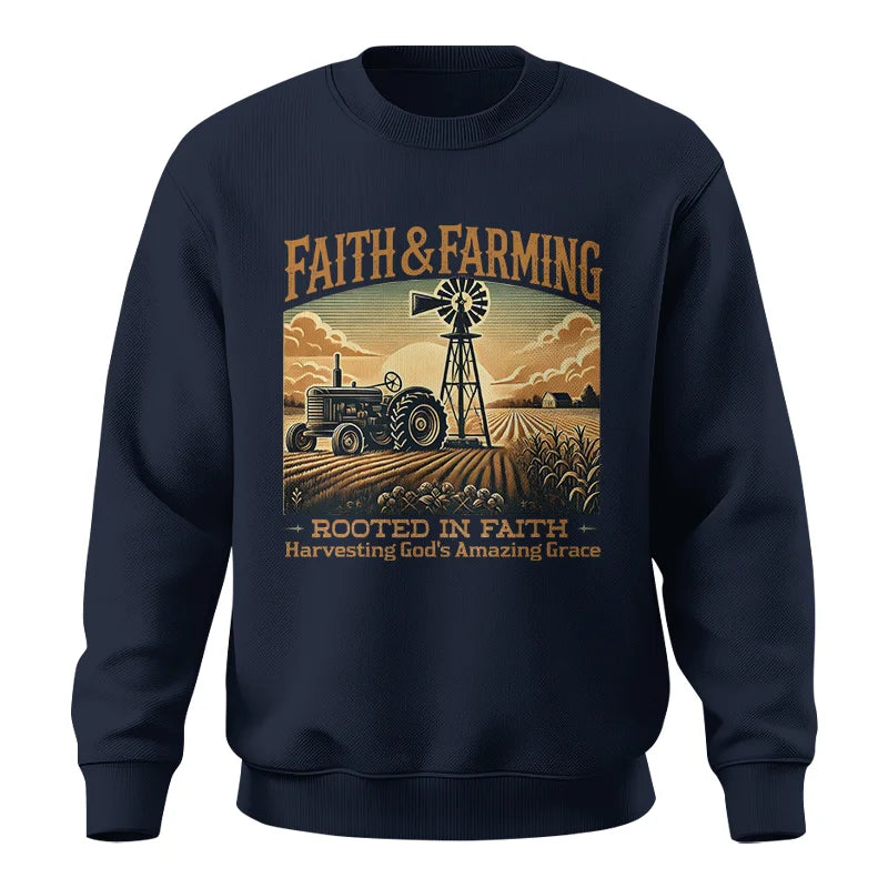 Faith And Farming 3 - Unisex Crewneck Sweatshirt