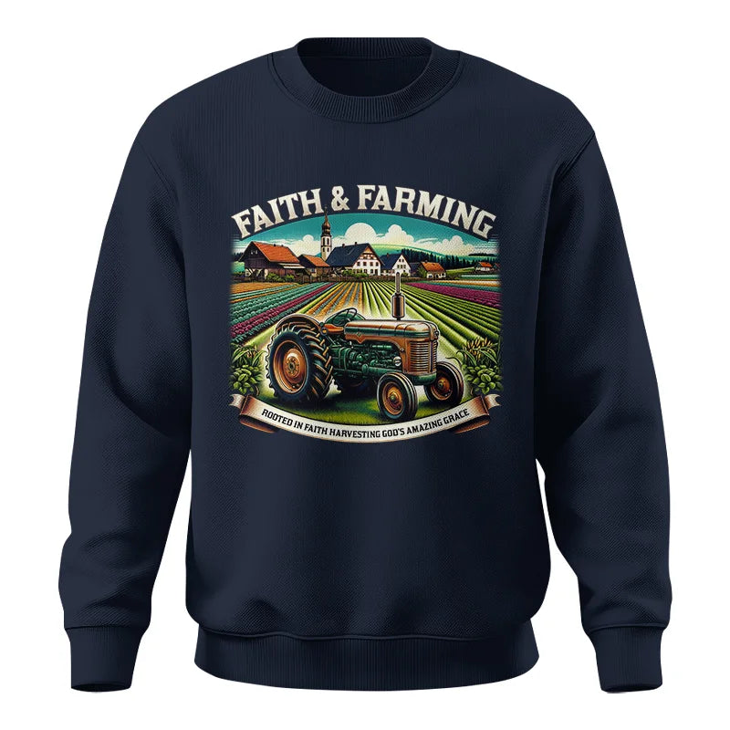 Image of Faith And Farming 4 - Unisex Crewneck Sweatshirt