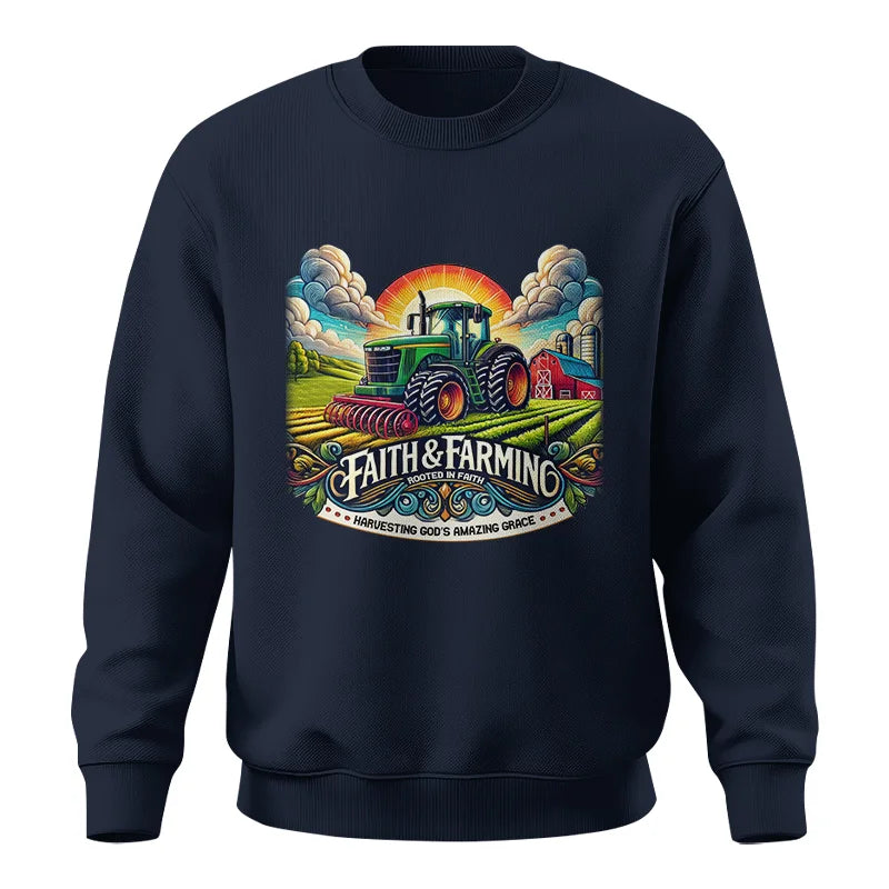 Faith and Farming 5 - Unisex Crewneck Sweatshirt