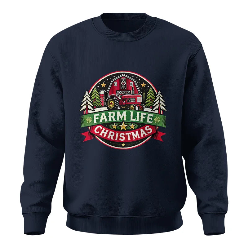 Image of Farm Life Christmas 3 - Unisex Crewneck Sweatshirt