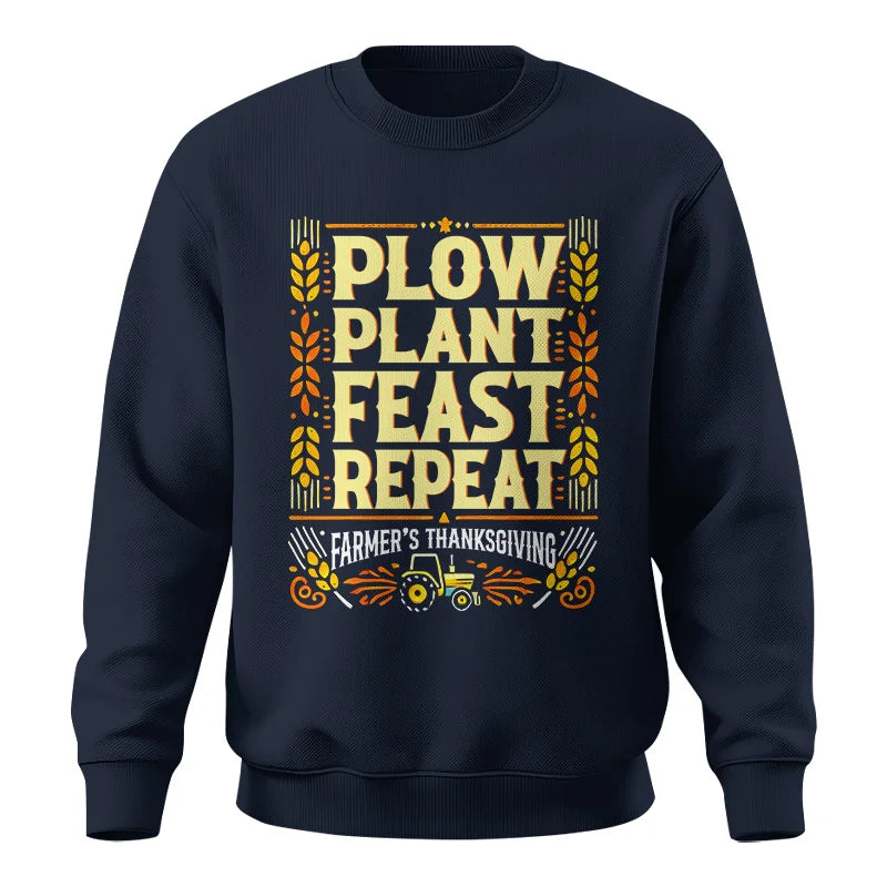 Plow Plant Feast Repeat - Unisex Crewneck Sweatshirt