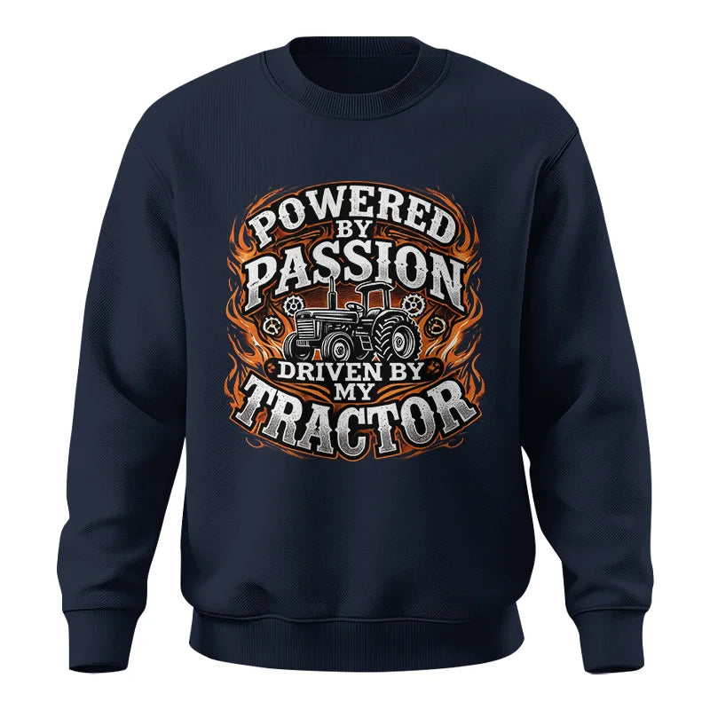 Powered By Passion Driven By My Tractor 5 - Unisex Crewneck Sweatshirt