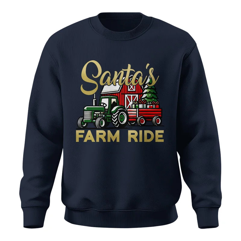 Santa's Farm Ride 2 - Unisex Crewneck Sweatshirt