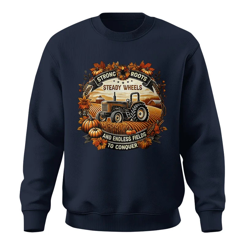 Thanksgiving Farmer Endless Fields To Conquer 1 - Unisex Crewneck Sweatshirt