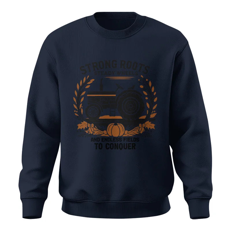 Image of Thanksgiving Farmer Endless Fields To Conquer 3 - Unisex Crewneck Sweatshirt