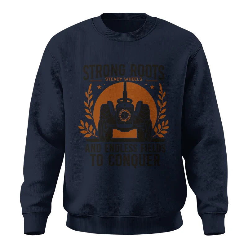 Image of Thanksgiving Farmer Endless Fields To Conquer 4 - Unisex Crewneck Sweatshirt