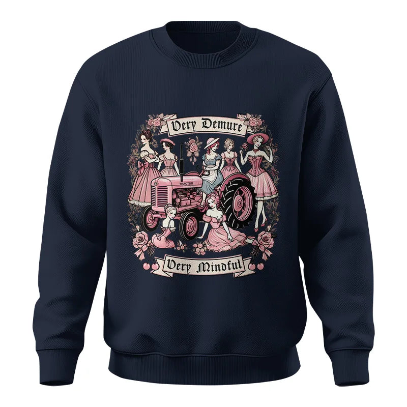 Very Demure Very Mindful Tractor - Unisex Crewneck Sweatshirt