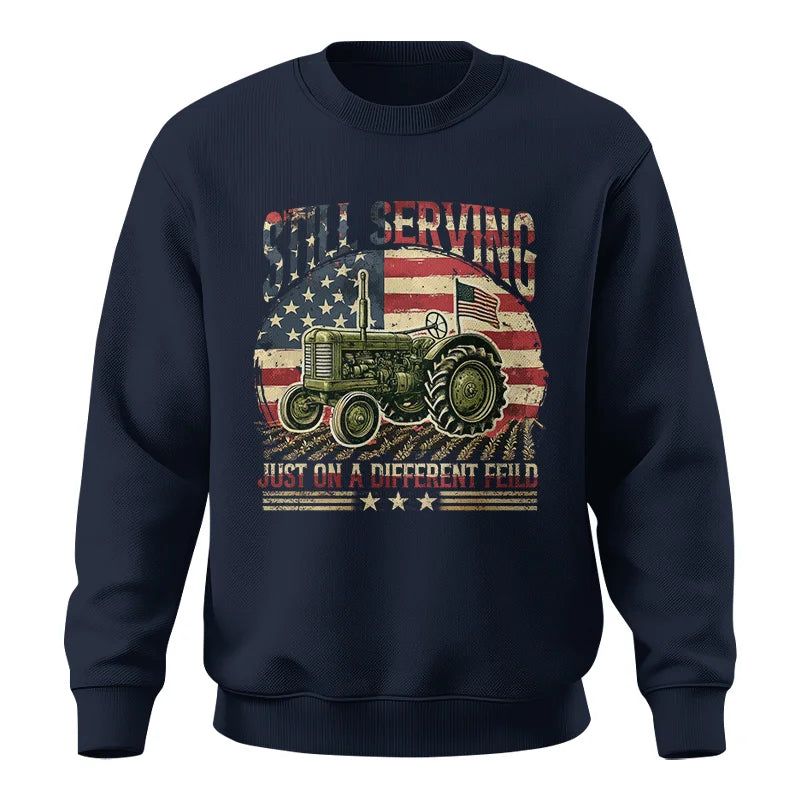 Veteran Farmer Still Serving 10 - Unisex Crewneck Sweatshirt