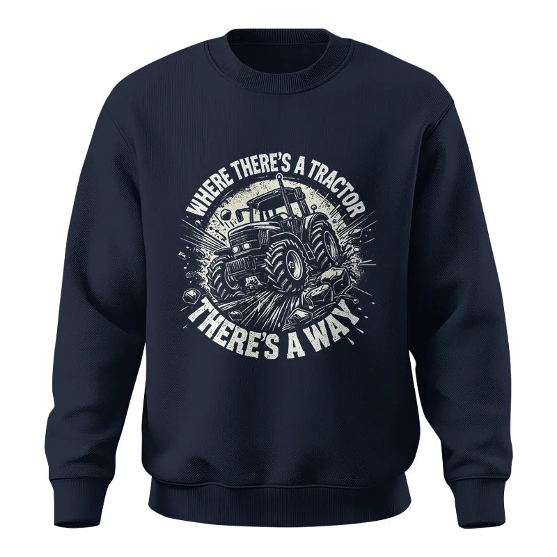 Image of Where There's A Tractor There's A Way 2 - Unisex Crewneck Sweatshirt