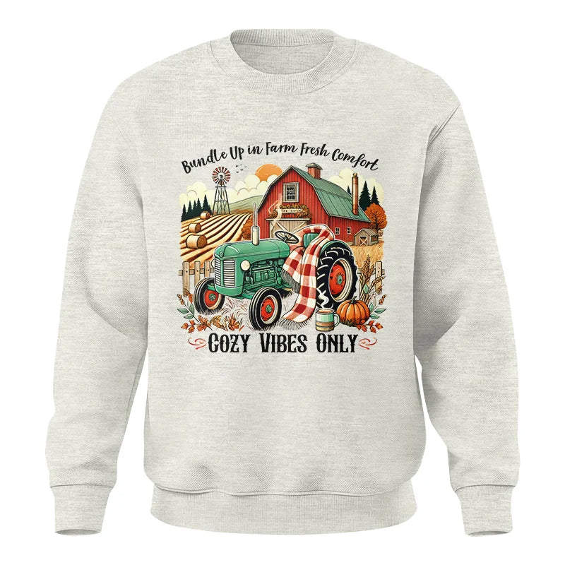 Bundle Up in Farm Fresh Comfort_Cozy Vibes Only - Unisex Crewneck Sweatshirt