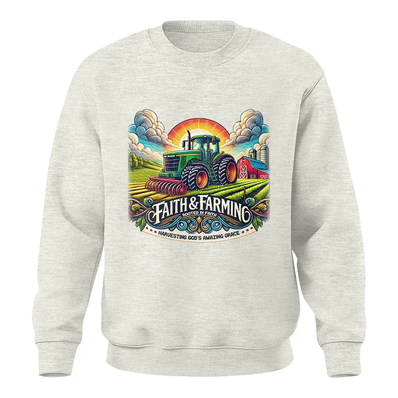 Faith and Farming 5 - Unisex Crewneck Sweatshirt