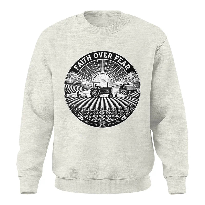 Faith Over Fear - Unisex Crewneck Sweatshirt